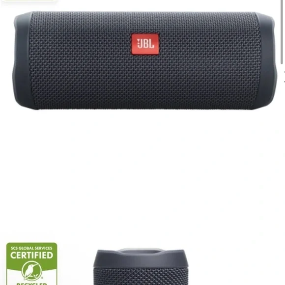 JBL Flip 5 Portable Bluetooth Speaker - Black - Picture 2 of 2